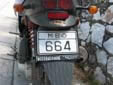 Moped plate