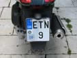 Motorcycle plate. ET = Kerkyra (Corfu)