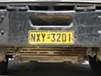Truck plate (front). NX = local transportation