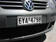 Normal plate (old style, front). EY = Lefkada