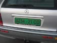Diplomatic plate (old style). ΔΣ = Διπλωματικό Σώμα<br>or CD = Corps Diplomatique / Diplomatic Corps