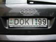 Personalized plate (old style)