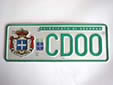Sample diplomatic plate from the 'Principality of Seborga' (unofficial)<br>CD = Corps Diplomatique / Diplomatic Corps<br>Submitted by Menno Jansen from the Netherlands