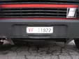 Fire engine's plate (old style, front)<br>VF = Vigili del Fuoco (Fire Brigade)