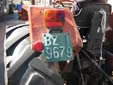 Agricultural vehicle's plate (old style). BZ = Bozen (Bolzano)