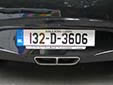 Normal plate. 132 = first registered in the second half of 2013<br>D = Dublin (Baile Átha Cliath)<br>Submitted by Ángel Martínez Corbí from Spain