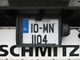 Normal plate. 10 = first registered in 2010<br>MN = Monaghan (Muineachán)