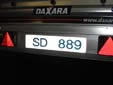 Repeater plate for travelling ouside of Iceland<br>In Iceland these kinds of trailers do not need a plate