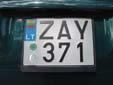 Normal plate (old style)