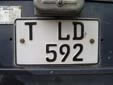 Agricultural and construction vehicle's plate