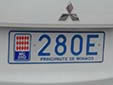 Electric vehicle's plate (rear). E = electric vehicle<br>Submitted by Menno Jansen from The Netherlands