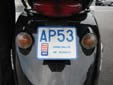 Moped plate