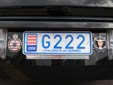 Normal plate (rear)