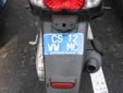 Provisional moped plate (old style). WW = provisional. MC = Monaco