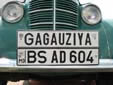 Normal plate (old style). BS = Basarabeasca