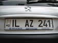 Normal plate (old style). IL = Ialoveni