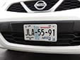 Normal plate (front, 2011 series) from the State of Jalisco<br>Delantera = front