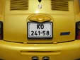 Normal plate (unofficial style) from the former Republic<br>of Serbia and Montenegro. KO = Kotor