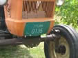 Agricultural vehicle's plate from the former<br>Republic of Yugoslavia. УЛЦИЊ = Ulcinj