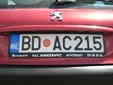 Normal plate. BD = Budva