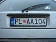 Normal plate. PL = Plav