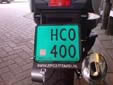 Moped dealer plate (HC)