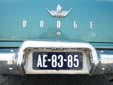Small size normal plate (old style)<br>AE = imported classic car (DE is also used instead of AE)