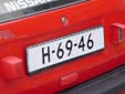 Temporary plate
