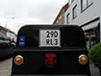 Moped trailer plate<br>The registration number is always identical to the pulling vehicle's number
