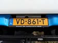 Light commercial vehicle's plate<br>V = commercial vehicle up to 3.5 tons