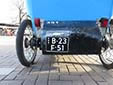 Registration plate for an Amsterdam pedicab