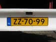 Abnormal vehicle's plate (ZZ)