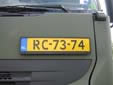 Military plate. RC = Région Centrale (Allied<br>Joint Force Command in Brunssum)