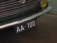 Old style plate for vehicles registered to members of the Dutch royal family (AA)<br>Submitted by Menno from the Netherlands