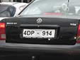 Export plate; issued on 9 September 2011<br>D = 2011, P = September, 9 = 9th