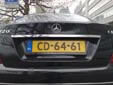 Diplomatic plate. CD = Corps Diplomatique / Diplomatic Corps<br>CD-##-## = embassies & consulates