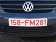 Diplomatic plate. FM = non-diplomatic embassy personnel