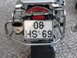 Motorcycle plate. Notice that Portugal is the only (EU) country without country indication on motorcycle plates.