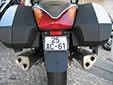 Motorcycle plate. Notice that Portugal is the only (EU) country without country indication on motorcycle plates.