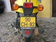 Moped plate