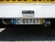 Trailer plate. C = Coimbra. 06 05 = first registered in May 2006