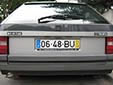 Normal plate. 93 03 = first registered in March 1993