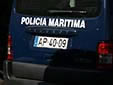 Military plate (navy, old style)<br>AP = Armada Portuguesa (Portuguese Navy)