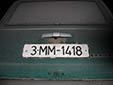 Normal plate (old style). MM = Maramureş County