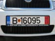Temporary plate; valid until November 2010<br>B = Bucureşti (Bucharest)