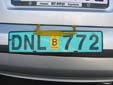 Dealer / trade plate