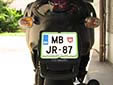 Moped plate. MB = Maribor
