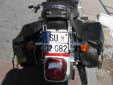 Motorcycle plate. SU / CУ = Subotica
