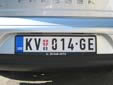 Normal plate. KV / KB = Kraljevo