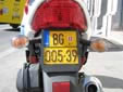 Moped plate. BG / БГ = Beograd (Belgrade)